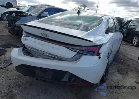 2022 Hyundai Elantra N Line z USA, uszkodzony, nr VIN KMHLR4AFXNU309970